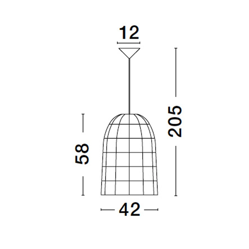 Pendant lamp Griffin Ø 42cm Lyora 5212017438850