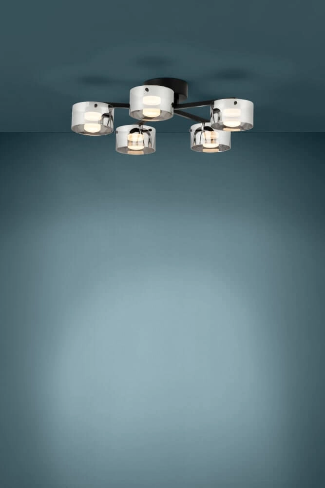 Ceiling lamp with smoke glass Copillos Stars of Light 9002759398743
