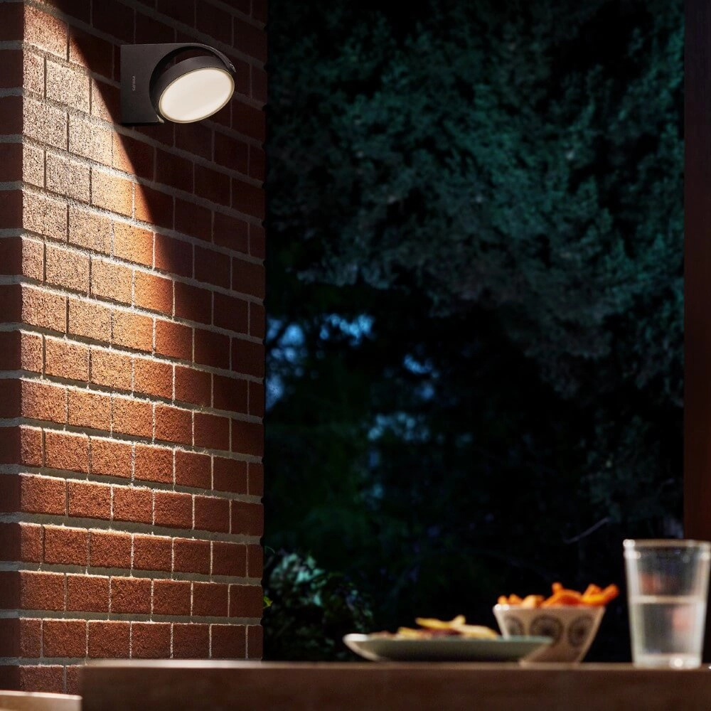 Wall lamp Mimosa anthracite Philips 8719514477254