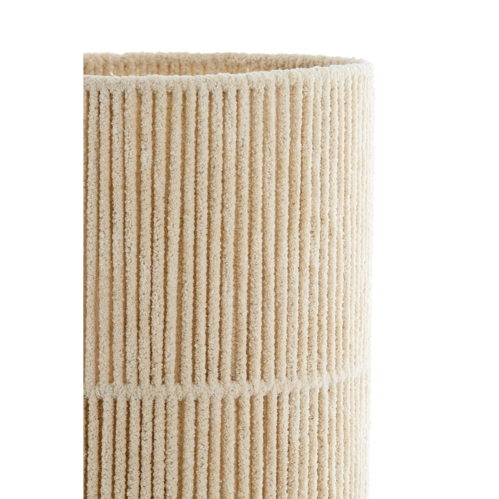 Sand floor lamp Michiel 160cm - chenille cream Light & Living 8717807786151