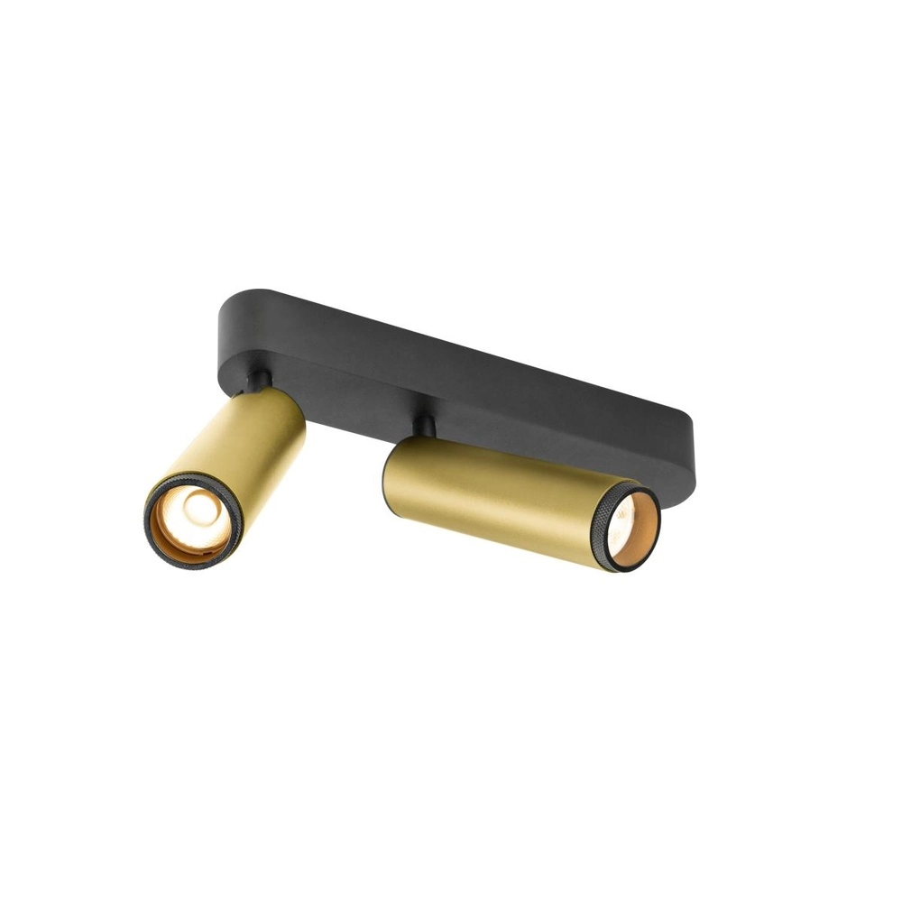 Surface-mounted spot Grip! M 2-light gold 2700K SLV 4024163304542