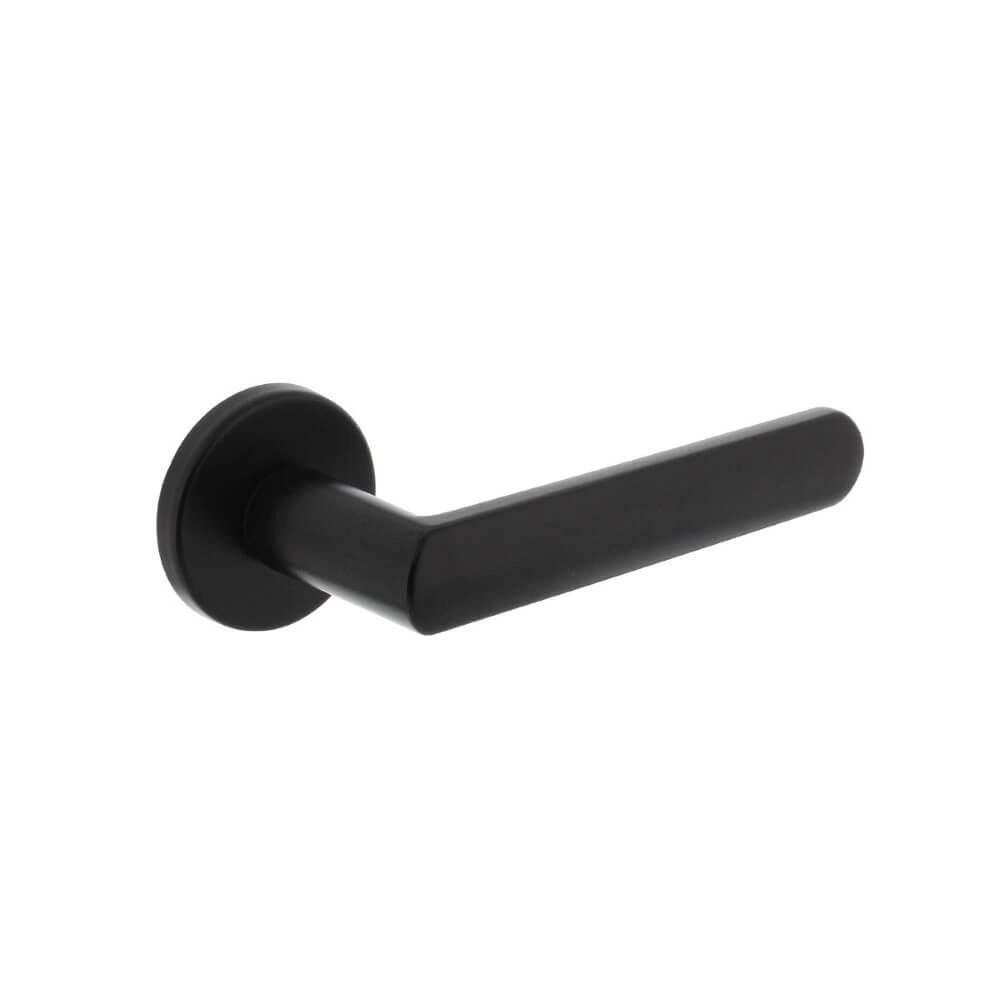 Modern door handle Sora black