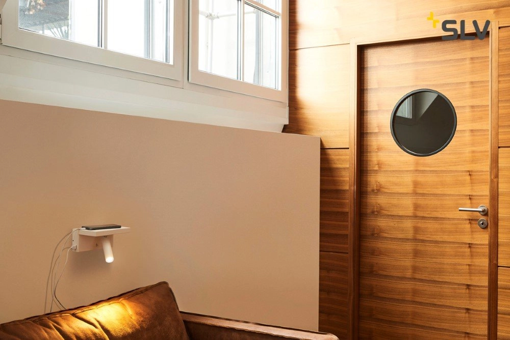 Wall lamp Karpo USB white SLV 4024163223263