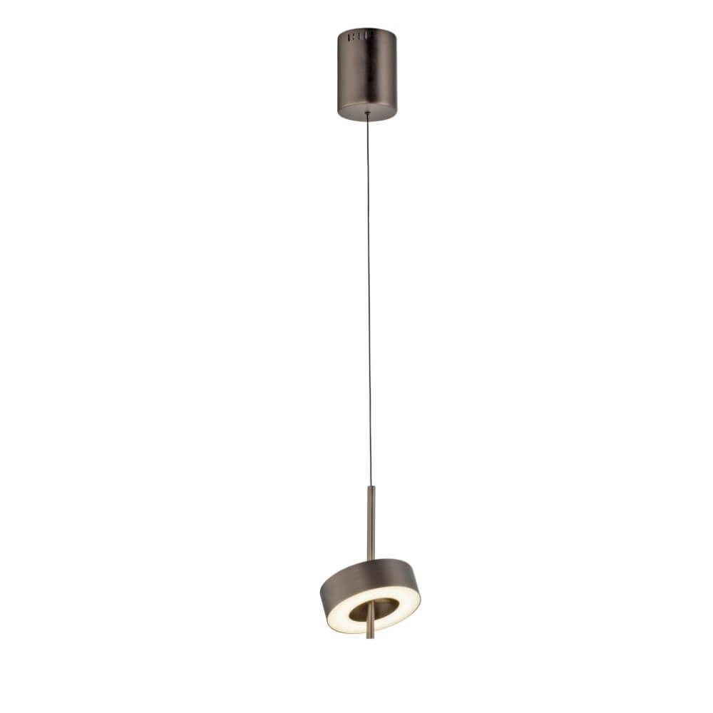 Pendant lamp Q-Rotate Brown Modern