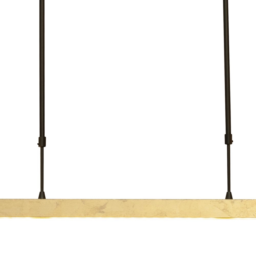 Black hanging lamp Real 3 with gold 100cm Masterlight 8718121220468