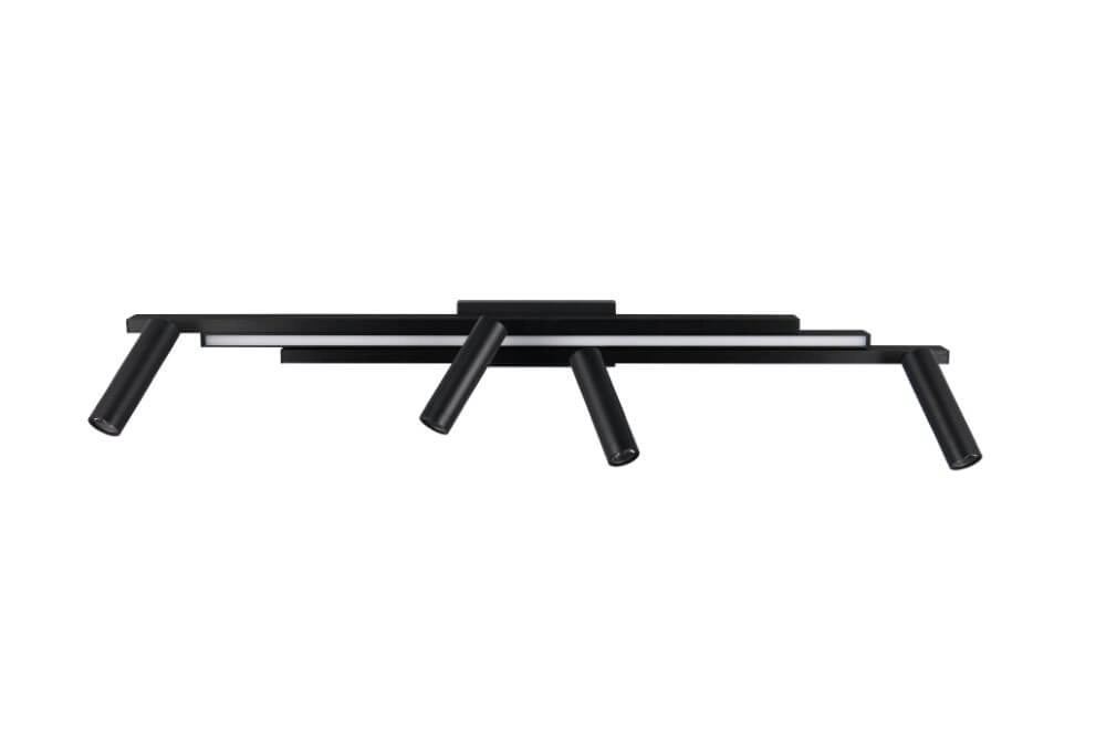 4-light LED spot Zeno black Trio 4017807622904
