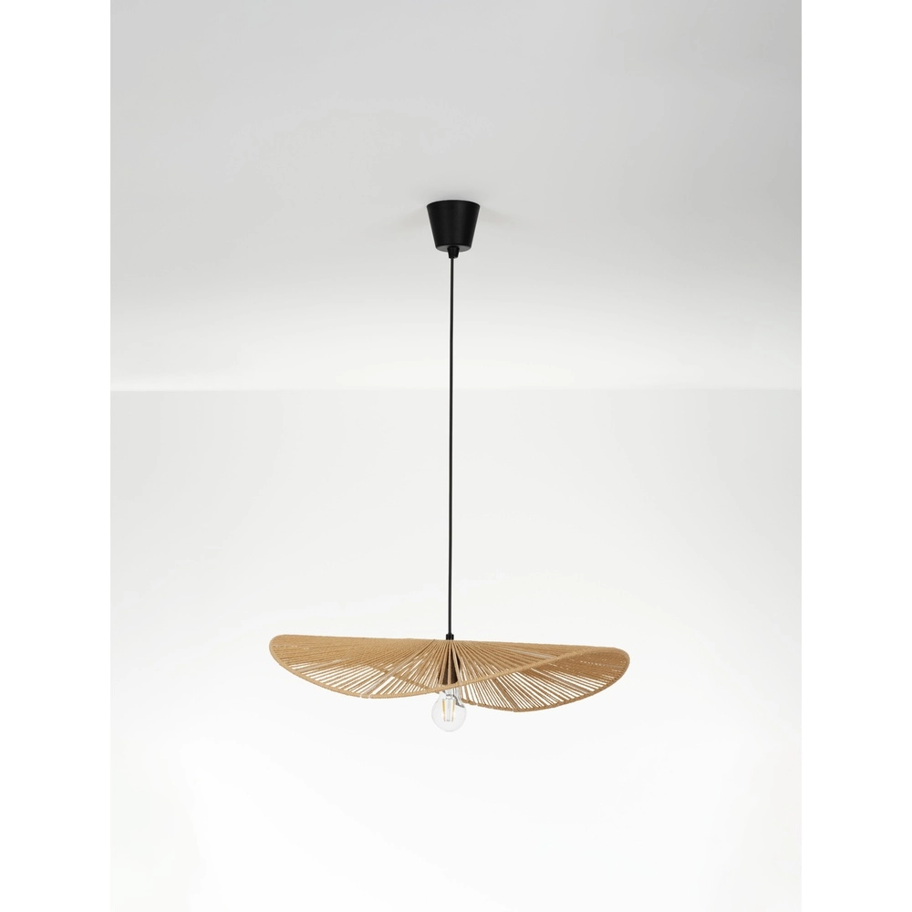 Rattan pendant lamp Siara Ø 60cm