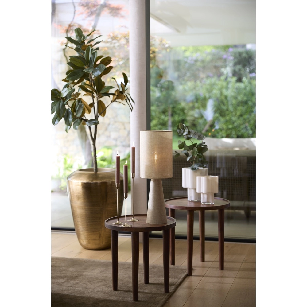 Boucle table lamp Micky 58cm - olive green Light & Living 8717807761141