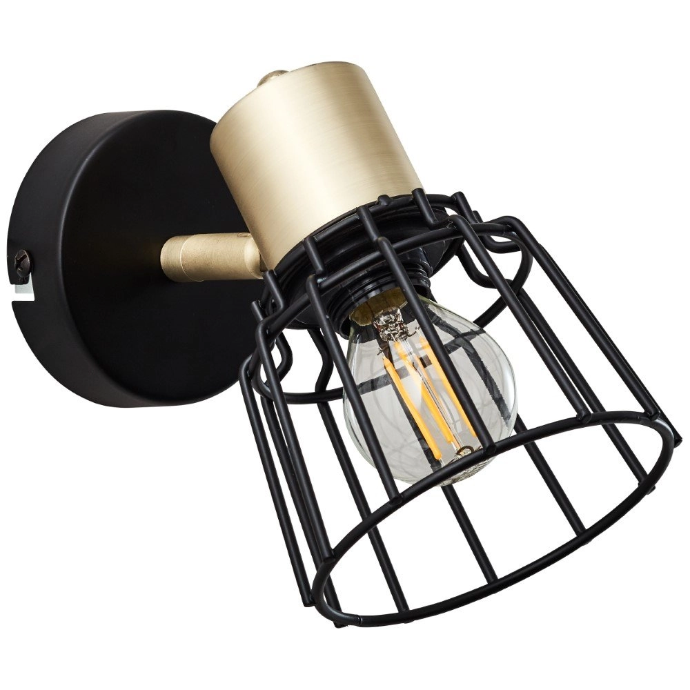 Black gold wall spotlight Posca Brilliant 4004353378973