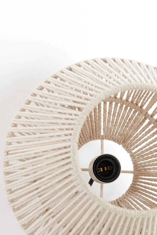 Scandinavian pendant lamp Deya cream Ø 30cm Light & Living 8717807744946