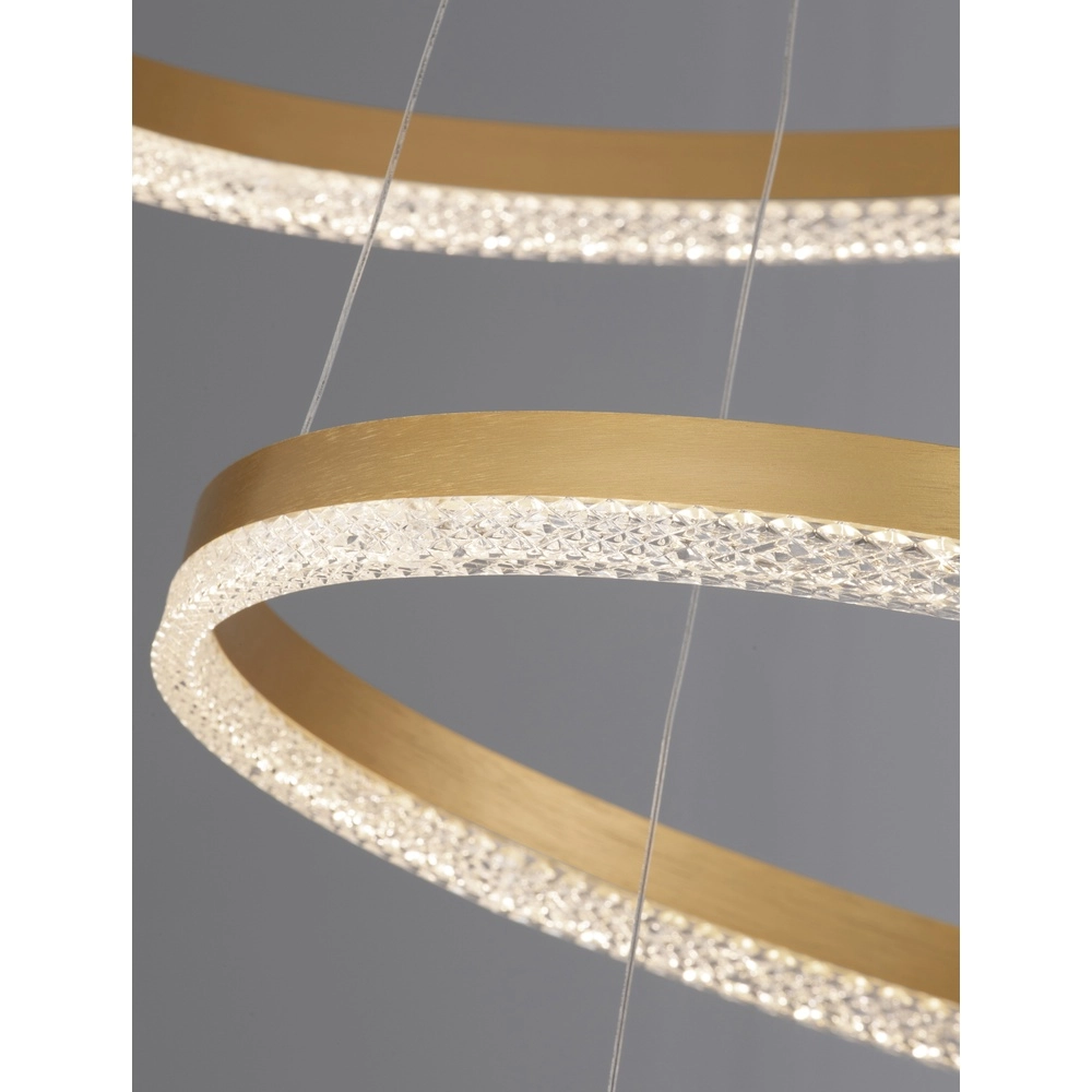 Pendant lamp Adria gold Ø 80cm Lyora 5212017443830