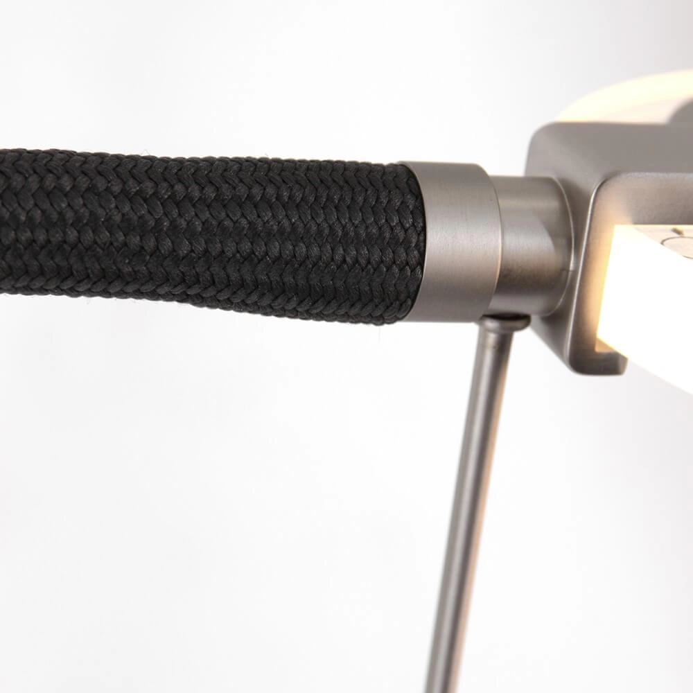 LED reading lamp 2-light Turound 40w - 2200-4000K - 187cm stainless steel clear glass Steinhauer 8712746134797
