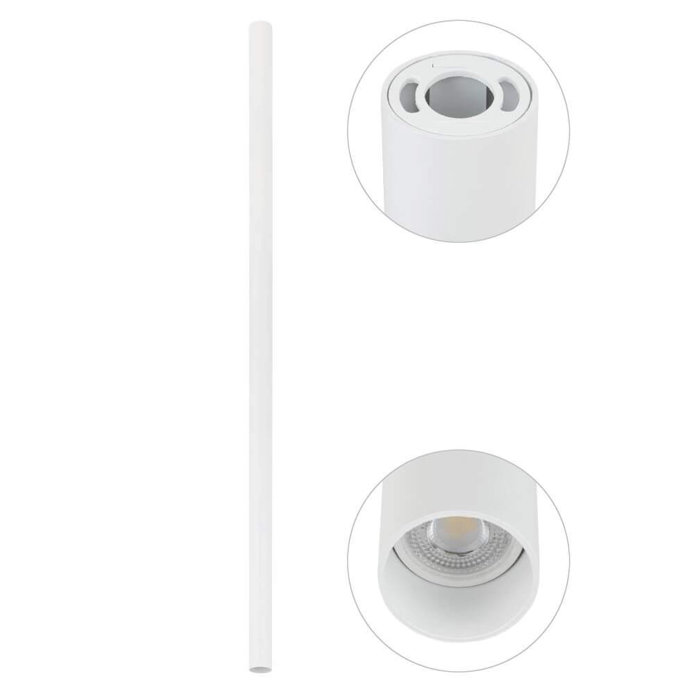 Long surface-mounted spotlight Fourty XL 110cm - white Lyora 5903139108249