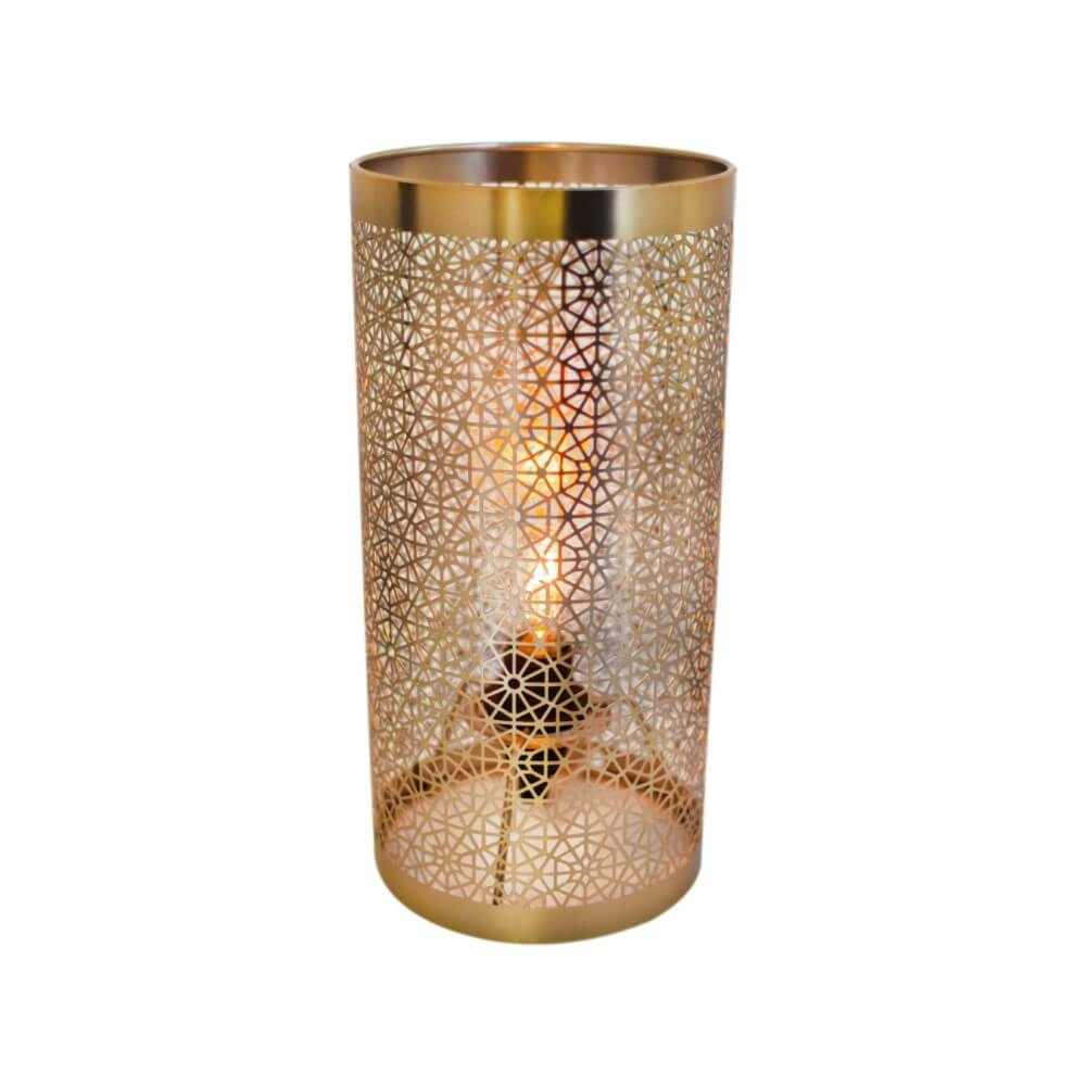 Table lamp Hermine matt brass