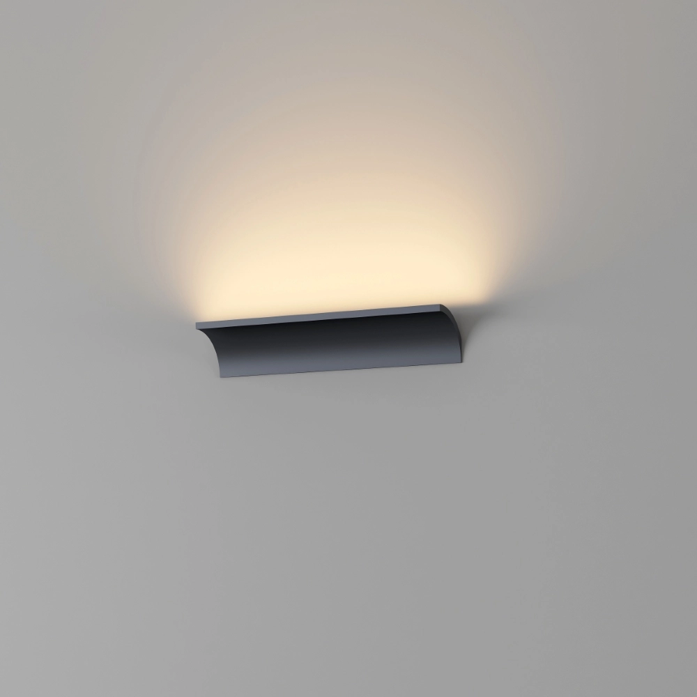 Indirect wall lamp Malibu Up - black