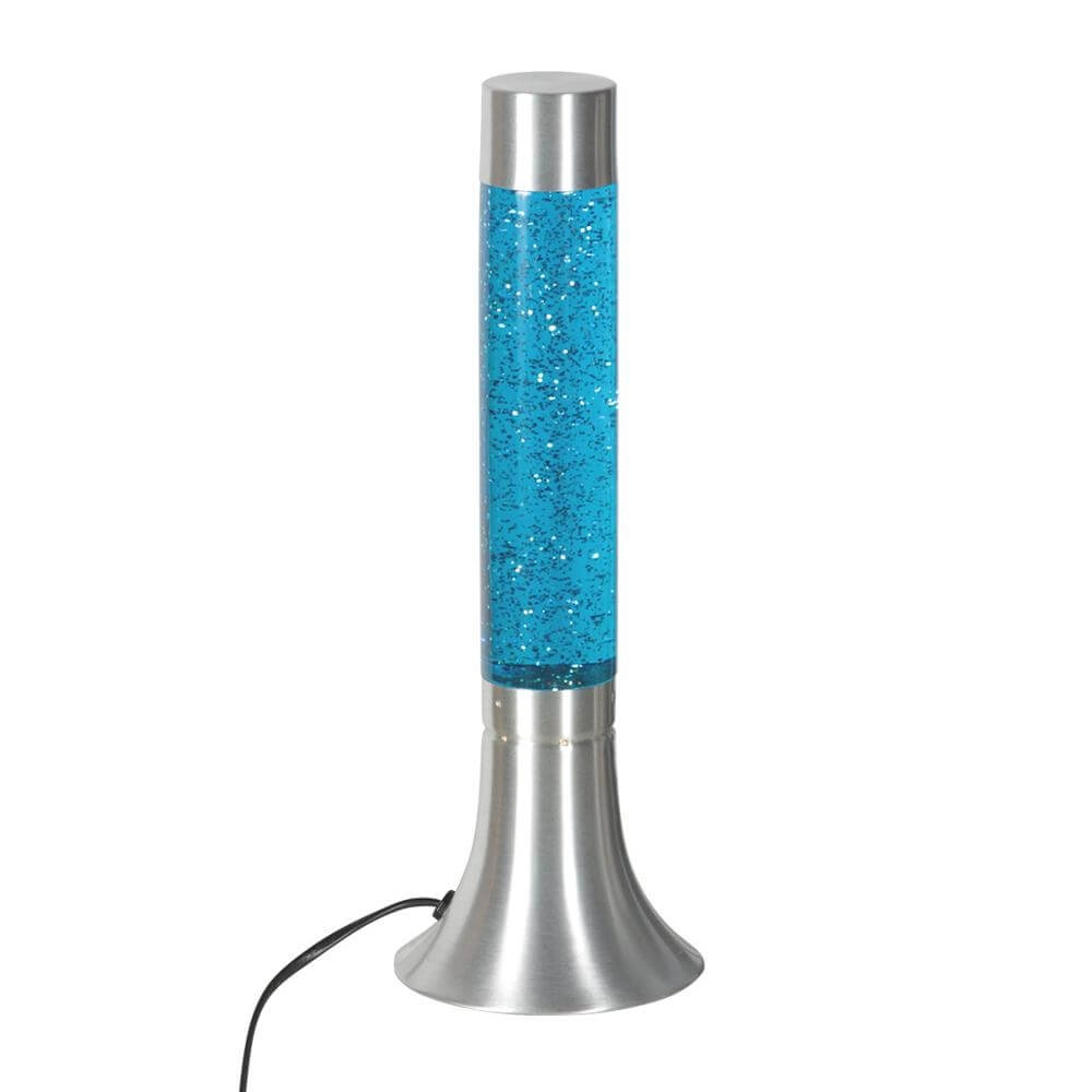 Lava lamp Volcan metal with blue Steinhauer 8712746177664
