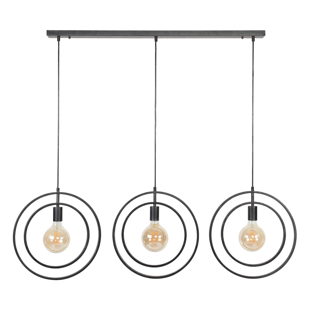 Dining table pendant lamp Turn 3L - Ø 40cm - charcoal Lyora 8716803513167