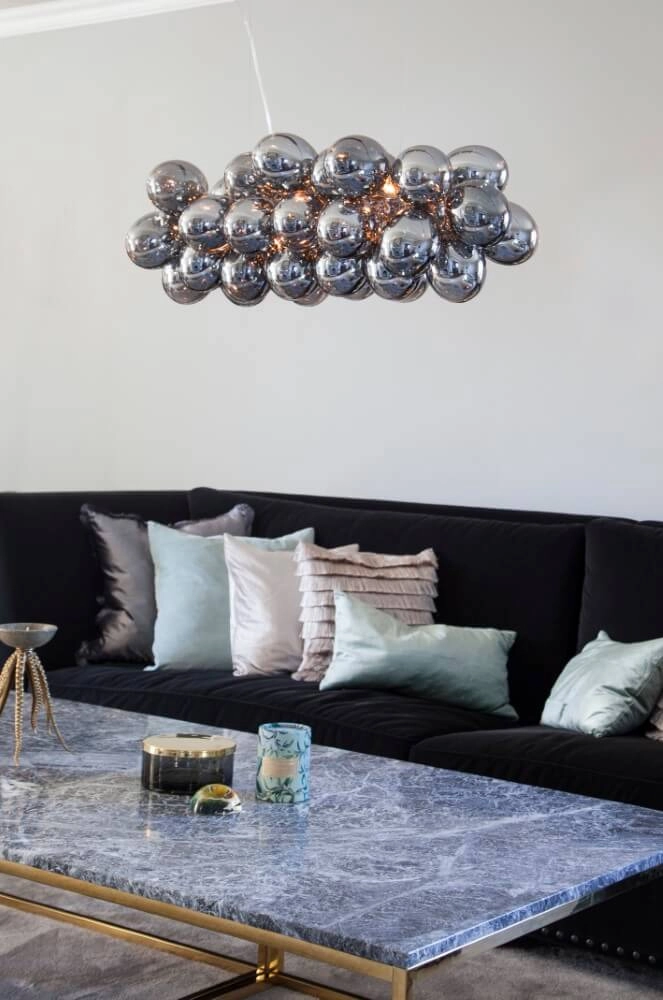 Hanging lamp Gross smoke glass 80cm By Rydéns 7391741008817