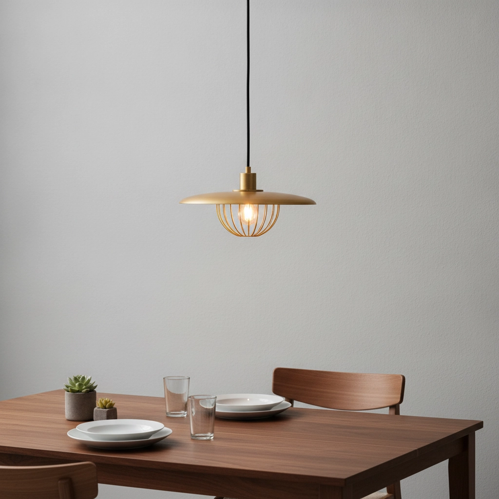 Pendant lamp Fox gold