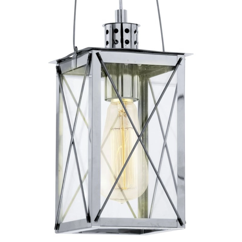 Pendant lamp Vintage Square chrome Eglo 9002759492120
