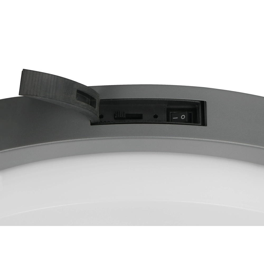 Ceiling lamp Bermejo round anthracite Trio 4017807648348