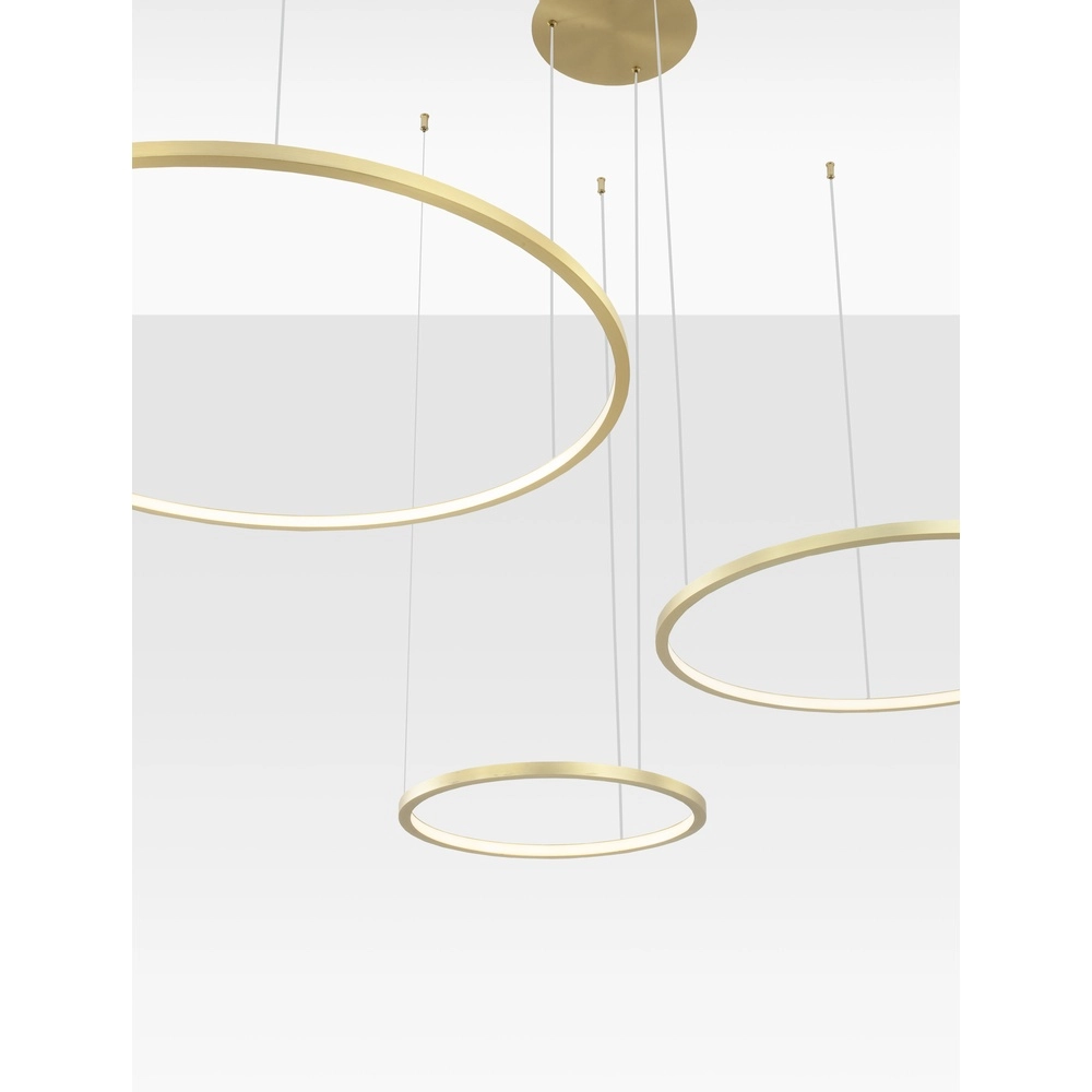 Design pendant lamp Purple gold Lyora 5212017431912
