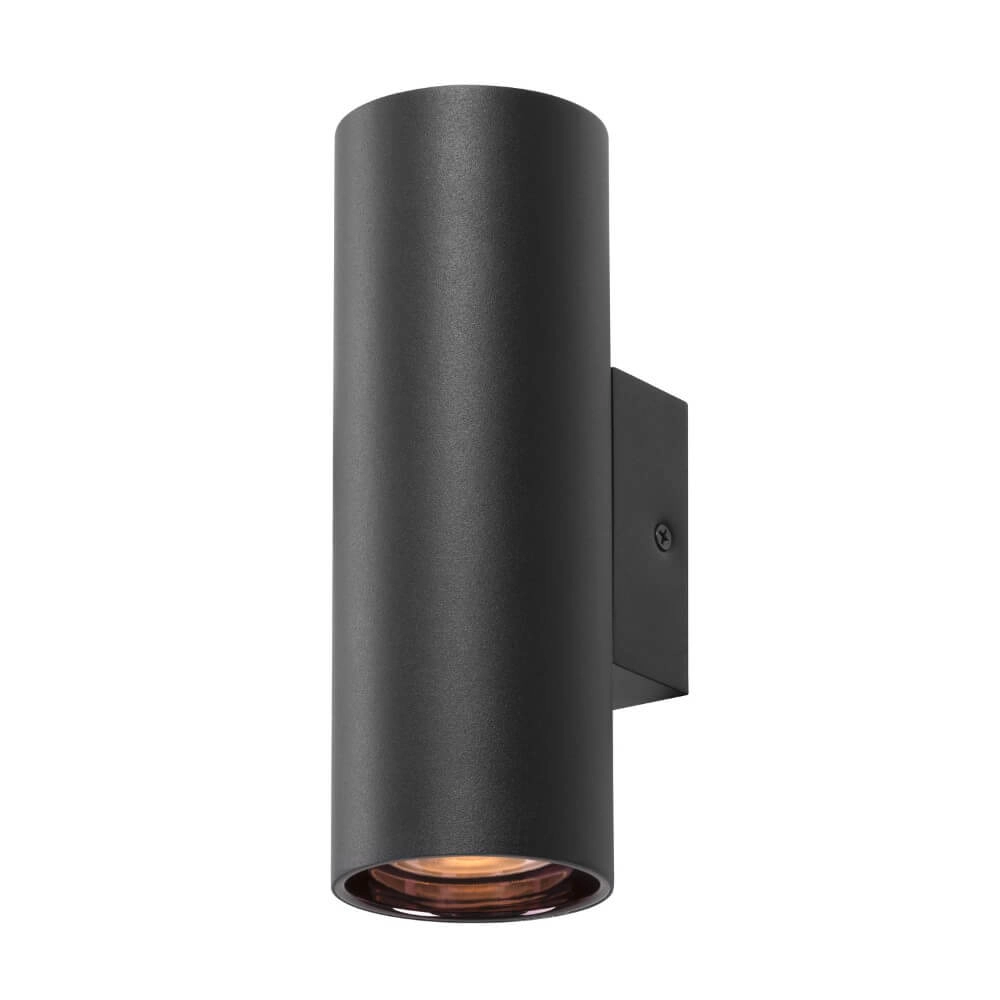 Black wall spotlight Asto Tube up & down - 2x GU10 SLV 4024163265973