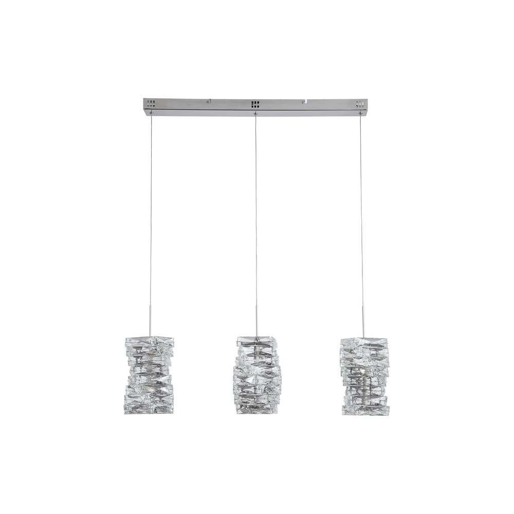 Pendant lamp Modena Chrome 3-light Searchlight 5053423304120