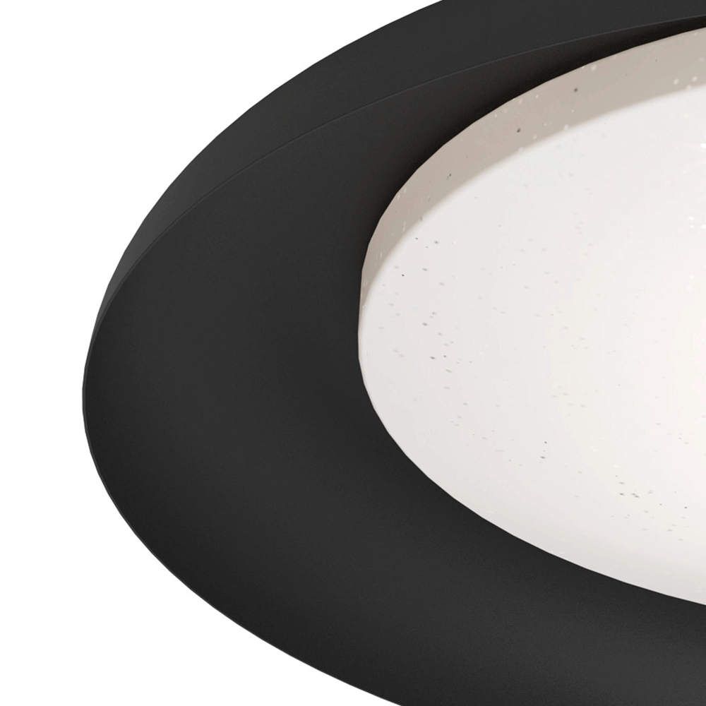 Black ceiling lamp Penjamo Ø 46.5cm Eglo 9002759997038