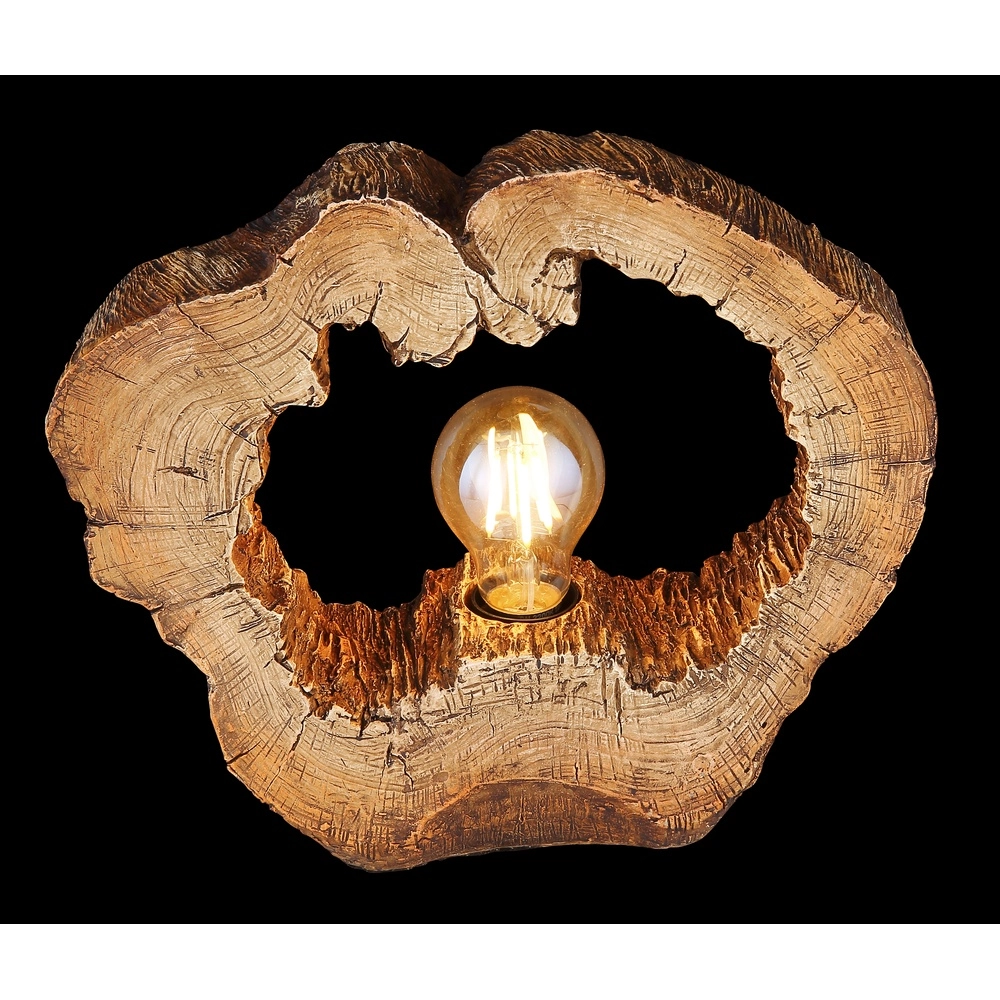 Unique table lamp Vinzenz wood Globo 9007371426706