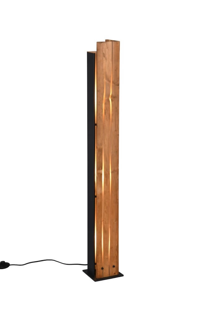 Wooden floor lamp Karuni
