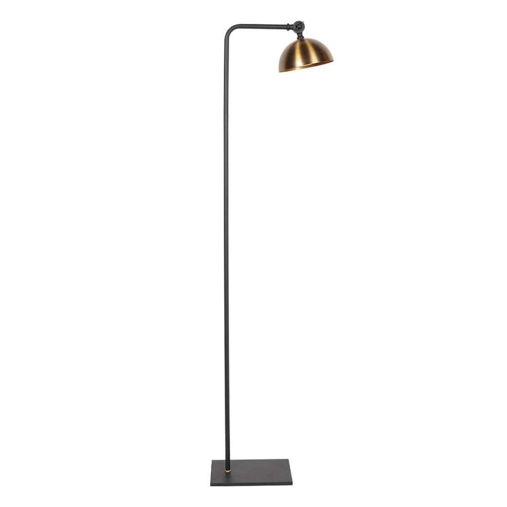 Floor lamp Pintino black with bronze