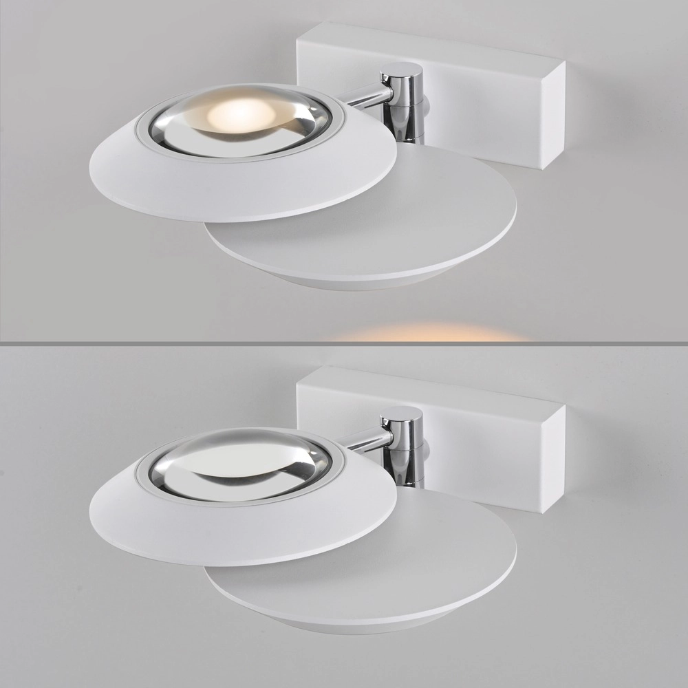 2L led wall light Pure Oculis white Paul Neuhaus 4012248397015