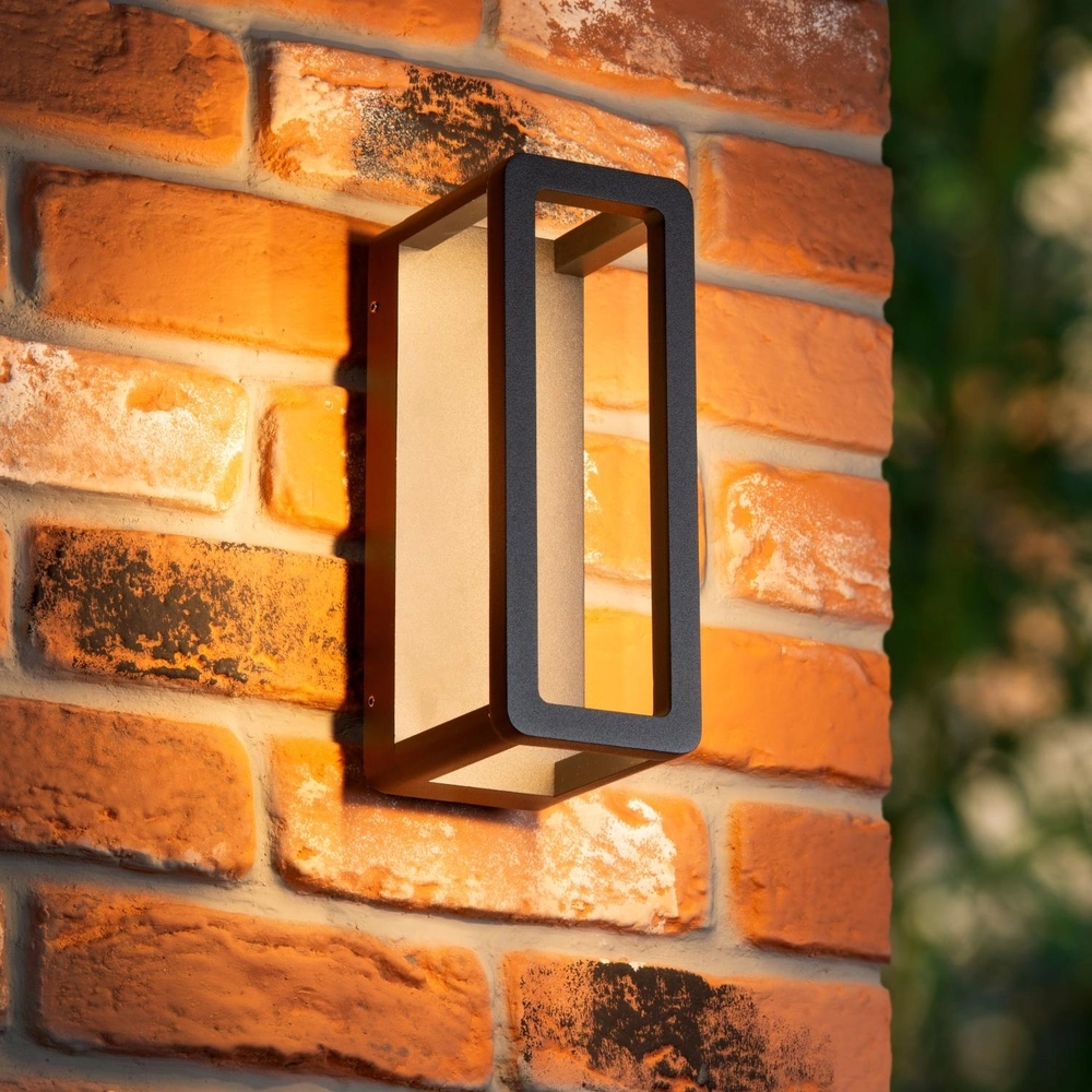 Unique wall lamp Narvik Black Lucide 5411212152022