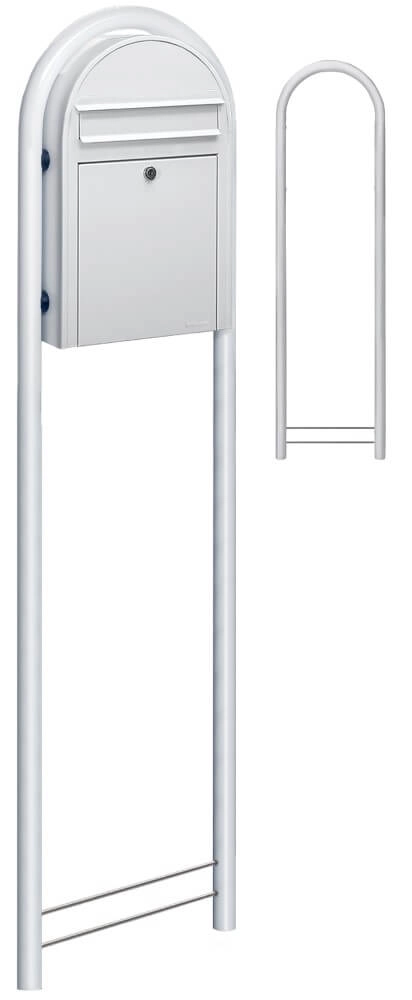 Mailbox Classic S 9016 White Bobi 6417237039071