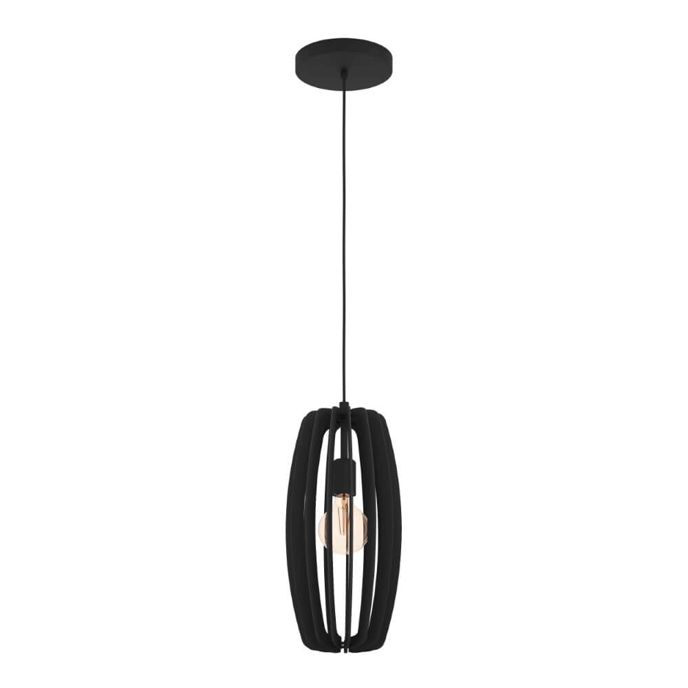 Black hanging lamp Bajazzara Ø 26cm