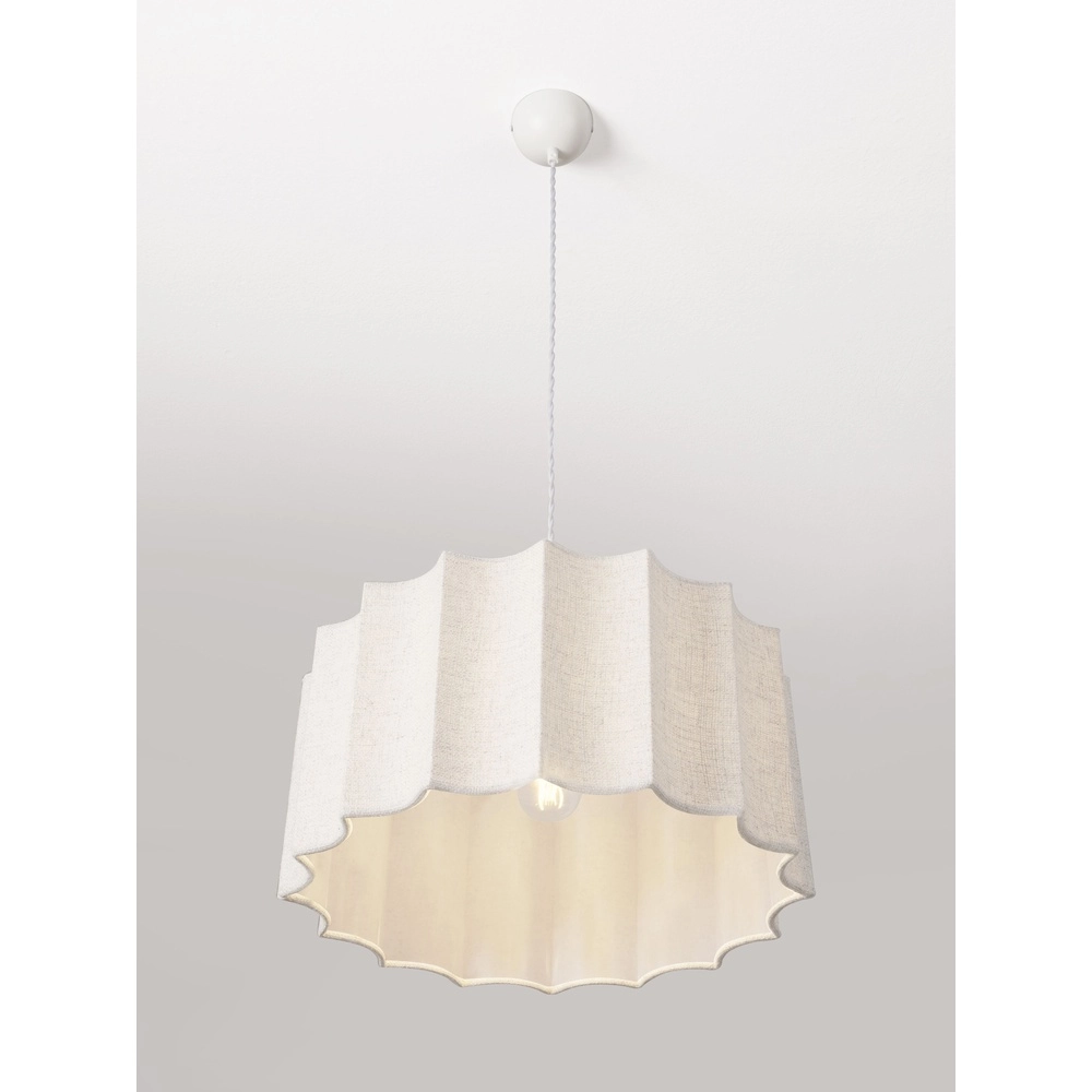 Design pendant lamp Alve white Ø 45cm Lyora 5212017493644