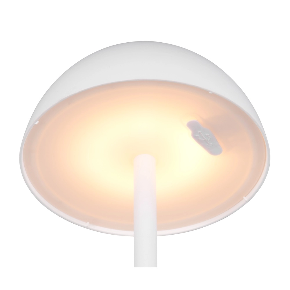 Table lamp Ricardo white Ø 13.5cm Trio 4017807601787