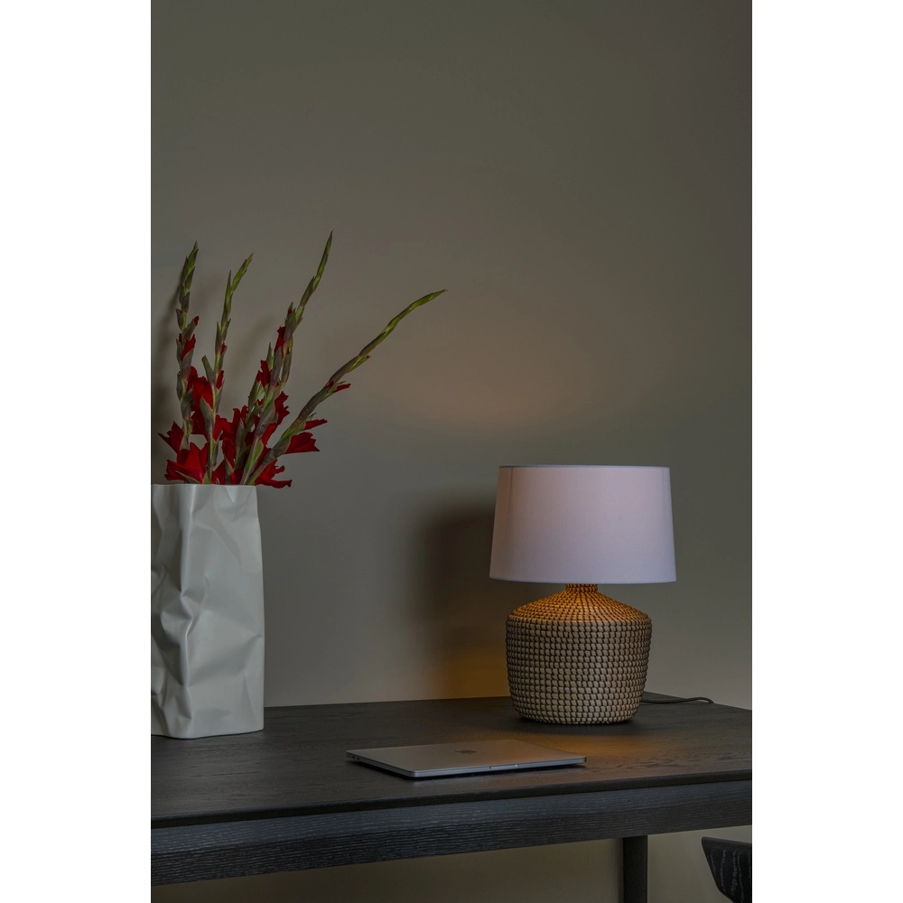 Table lamp Ambala Ø 45cm - seagrass brown Premium by Lucide 5411212106117