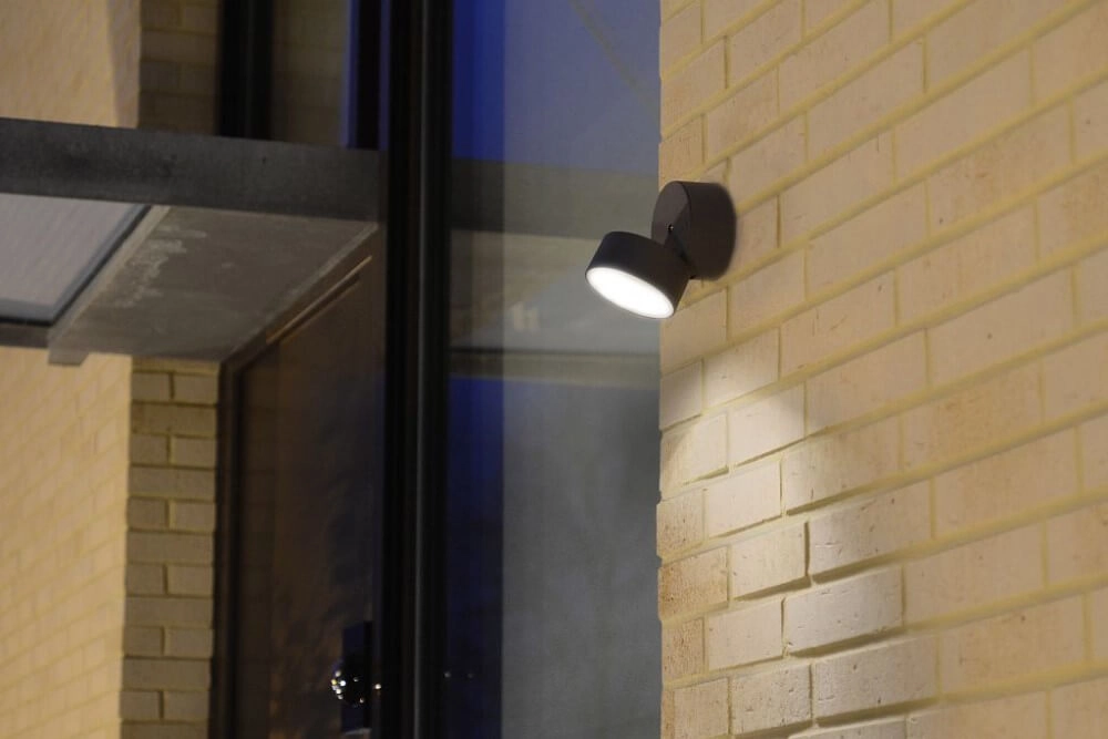Directional wall lamp Trumpet anthracite 900lm Lutec 6939412027500