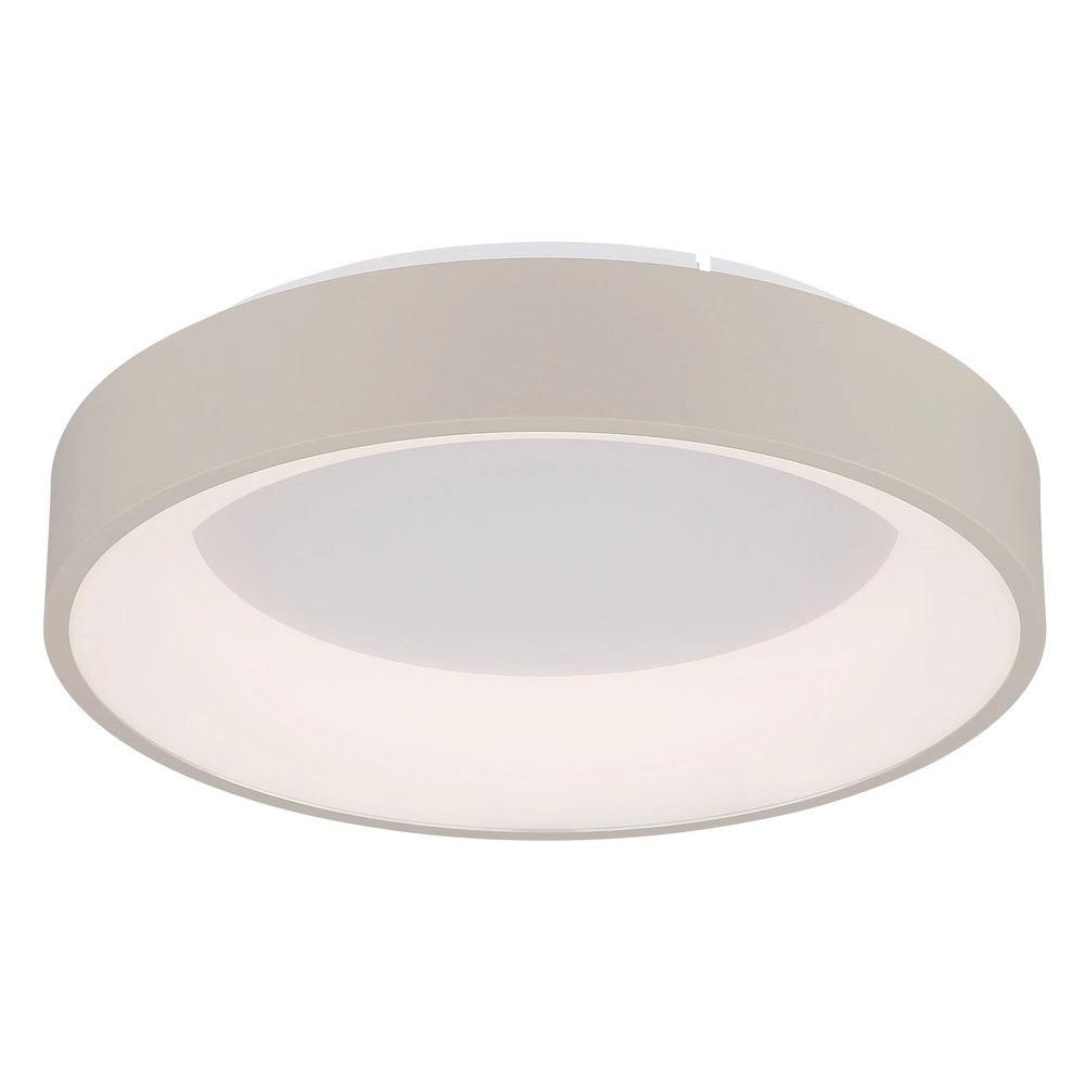 Modern ceiling lamp Gallegos sand brown Ø 38cm Globo 9007371578955