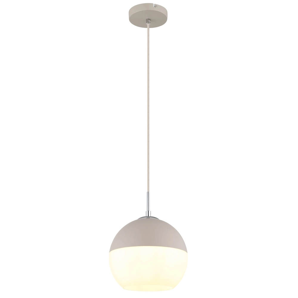Pendant lamp Ragusa sand brown Ø 25cm
