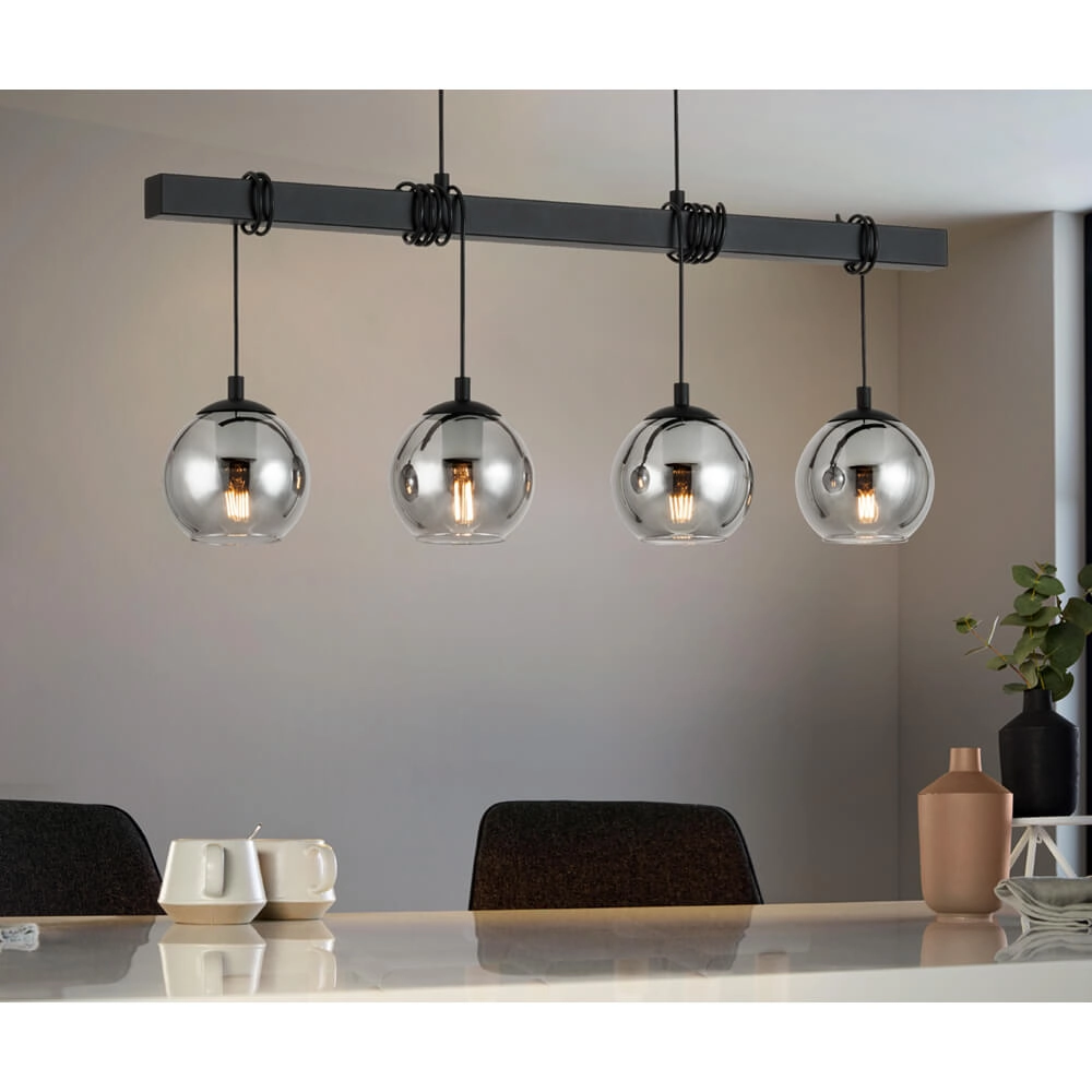 Dining table hanging lamp Argallo 4-light Stars of Light 9002759397616