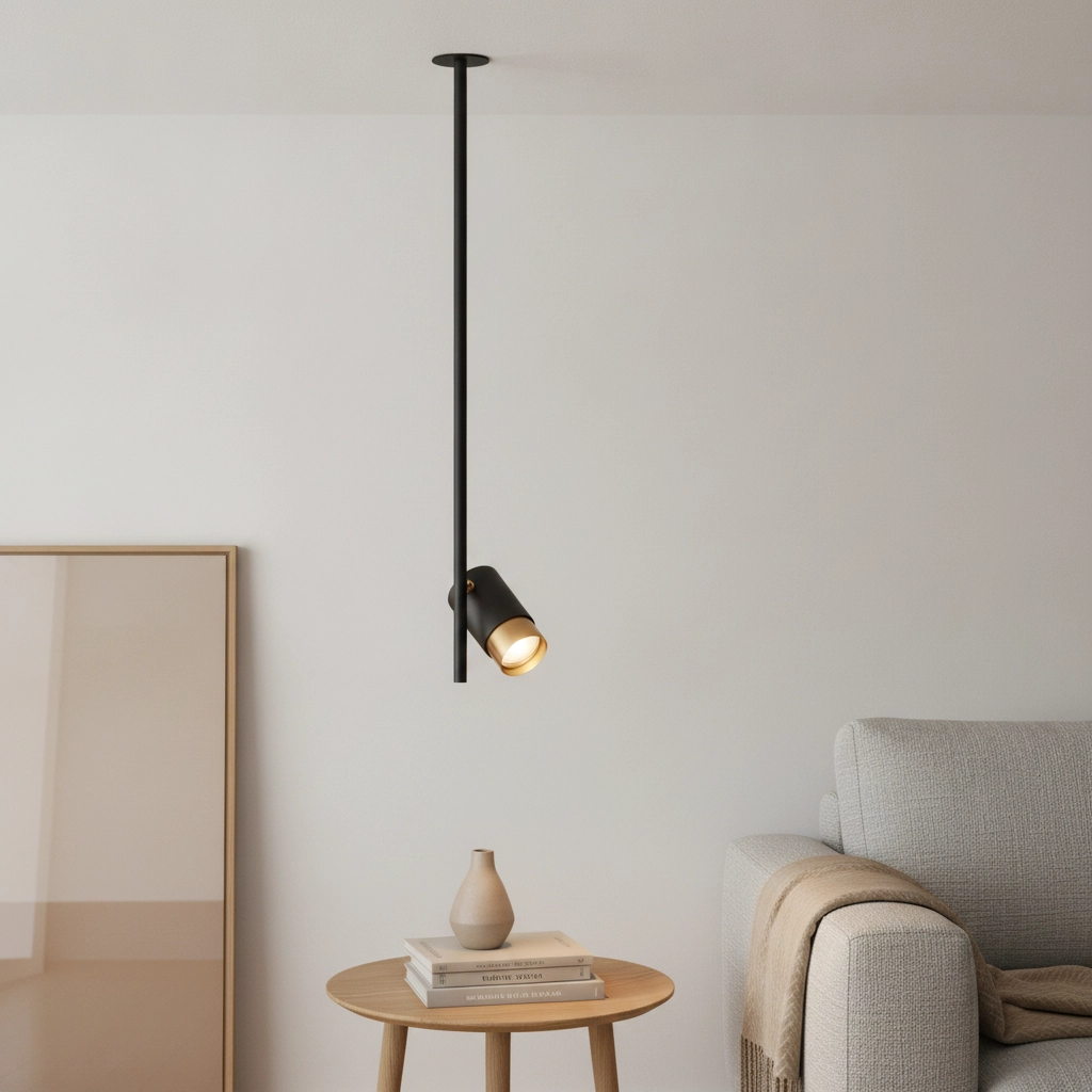 Ceiling lamp Pongo built-in only black and gold