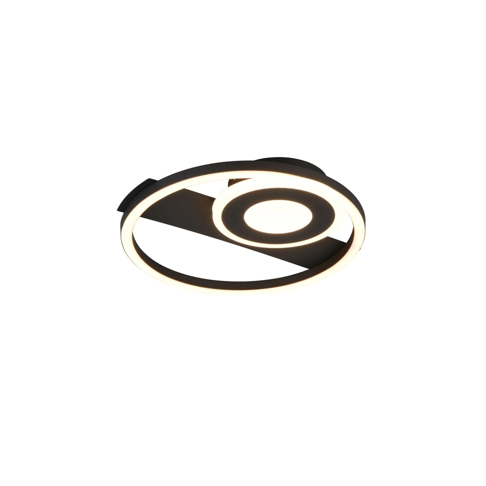 Modern ceiling lamp Horus black