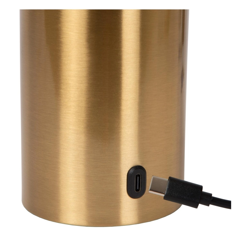 Rechargeable table lamp Vivo Gold Lucide 5411212520845
