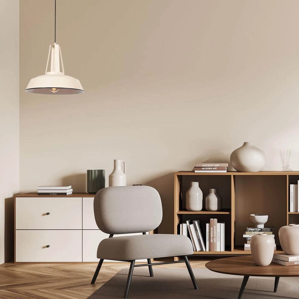 Pendant lamp Eden cream Ø 42cm Steinhauer 8712746178708