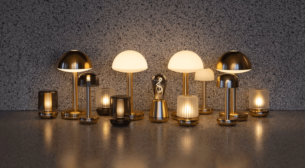 Rechargeable table lamp Firefly bronze smoked Humble 6097522865846