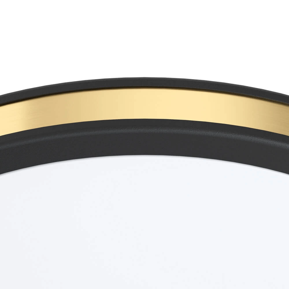 Black with gold ceiling lamp Pescaito Ø 28cm Eglo 9002759994068