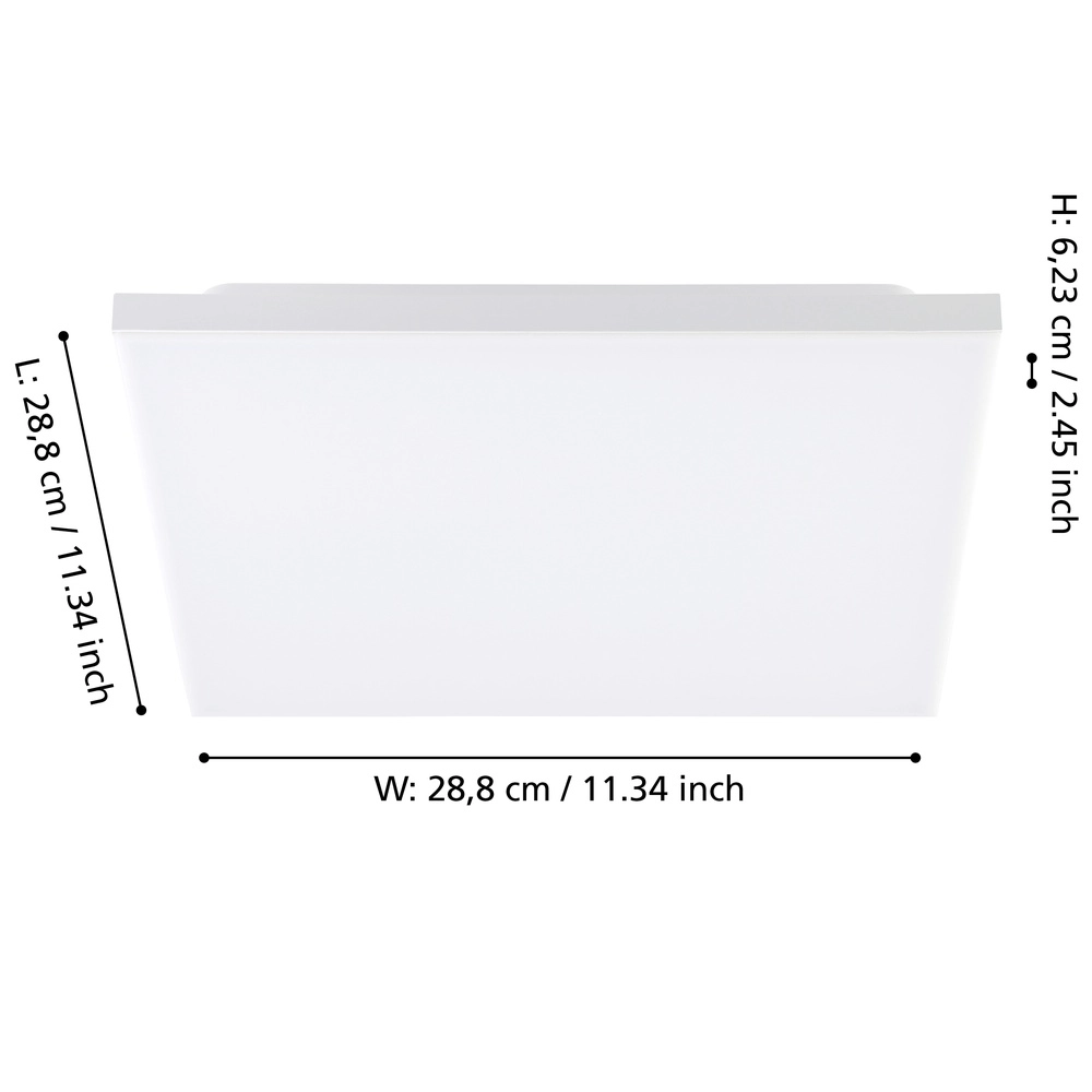 Ceiling light white Turcona-B white Eglo 9008606259199